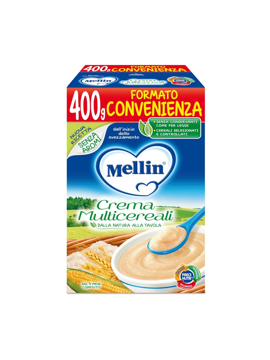 Mellin Crema Multicereali 400g