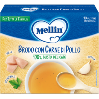 Mellin Brodo di Pollo 10x5g