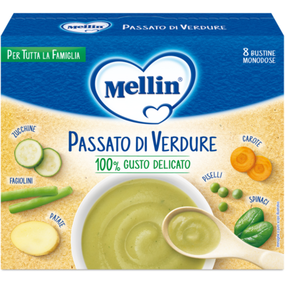 Mellin Passato di Verdure 8x13g