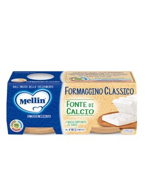 Mellin Omogeneizzato di Formaggino classico 2x80g