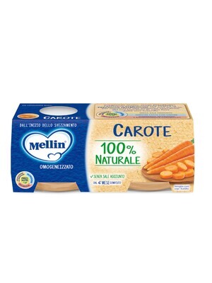 Mellin Omogeneizzato di Verdure Carote 2x80g