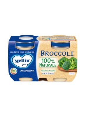 Mellin Omogeneizzato di Verdure Broccoli 2x125g