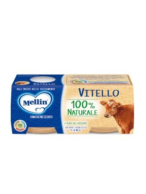 Mellin Omogeneizzato di Carne Vitello 2x120g
