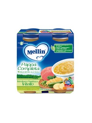 Mellin Pappa Completa Vitello 2x250g