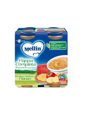 Mellin Pappa Completa Manzo 2x250g