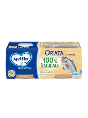 Mellin Omogeneizzato di Pesce Orata 2x80g