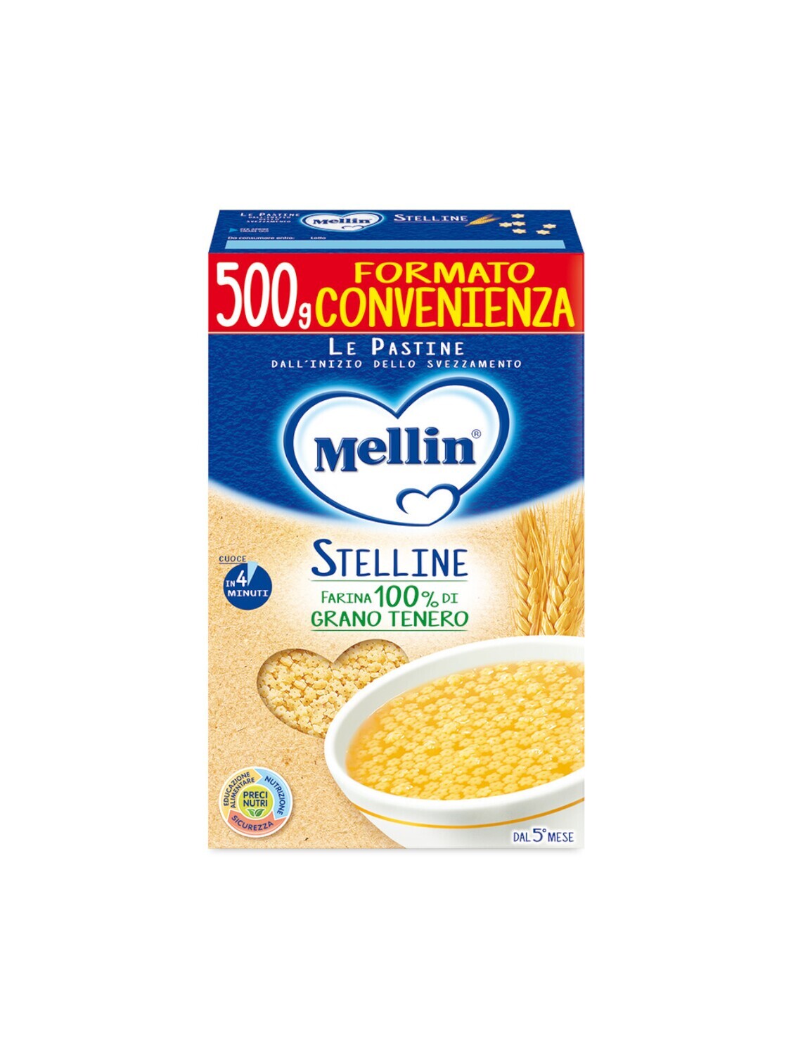 Mellin Pastina Stelline 500g