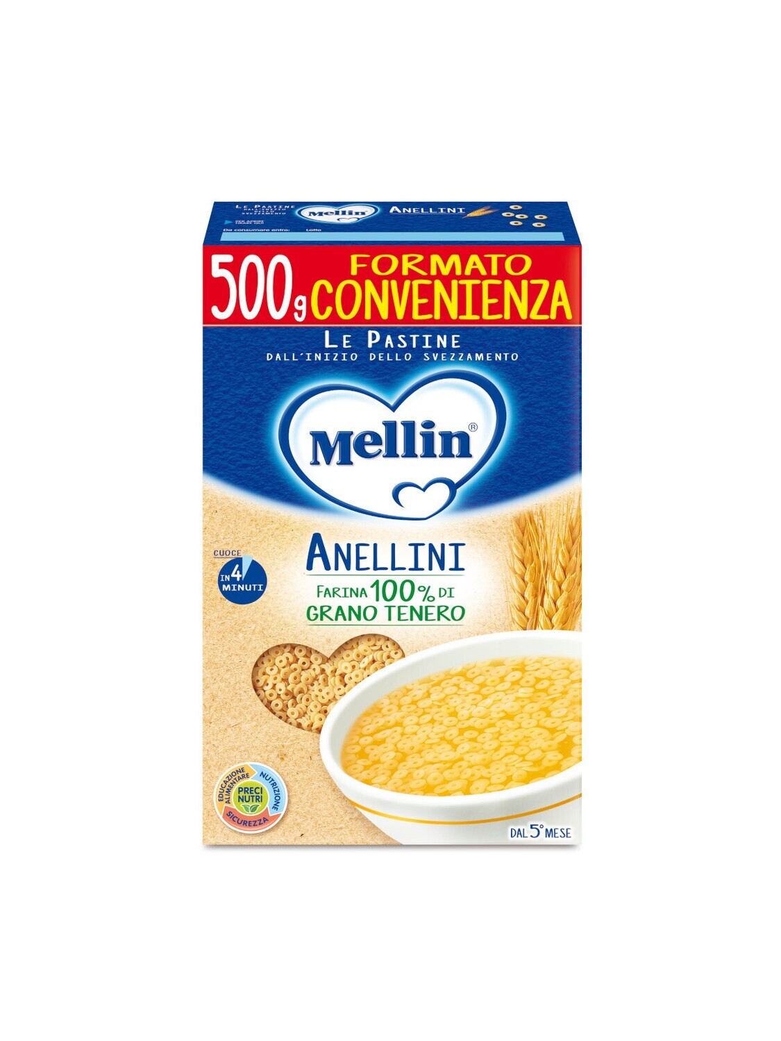 Mellin Pastina Anellini 500g