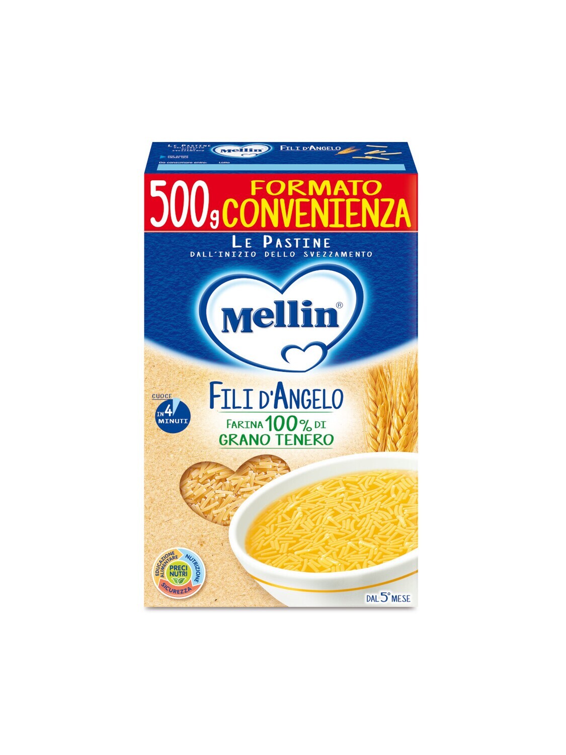 Mellin Pastina Fili D&#39;angelo 500g