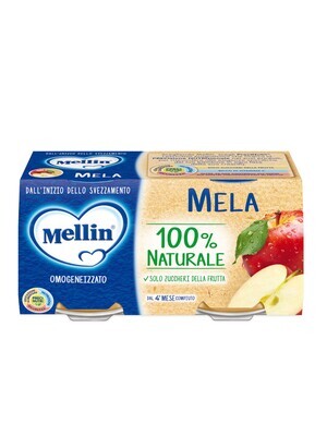 Mellin Omogeneizzato di Frutta Mela 2x100g