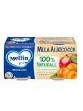 Mellin Omogeneizzato di Frutta Mela Albicocca 2x100g