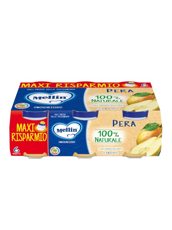 Mellin Omogeneizzato di Frutta Pera 6x100g