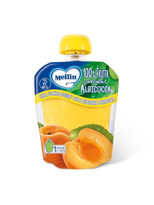 Mellin Pouches Albicocca 90g