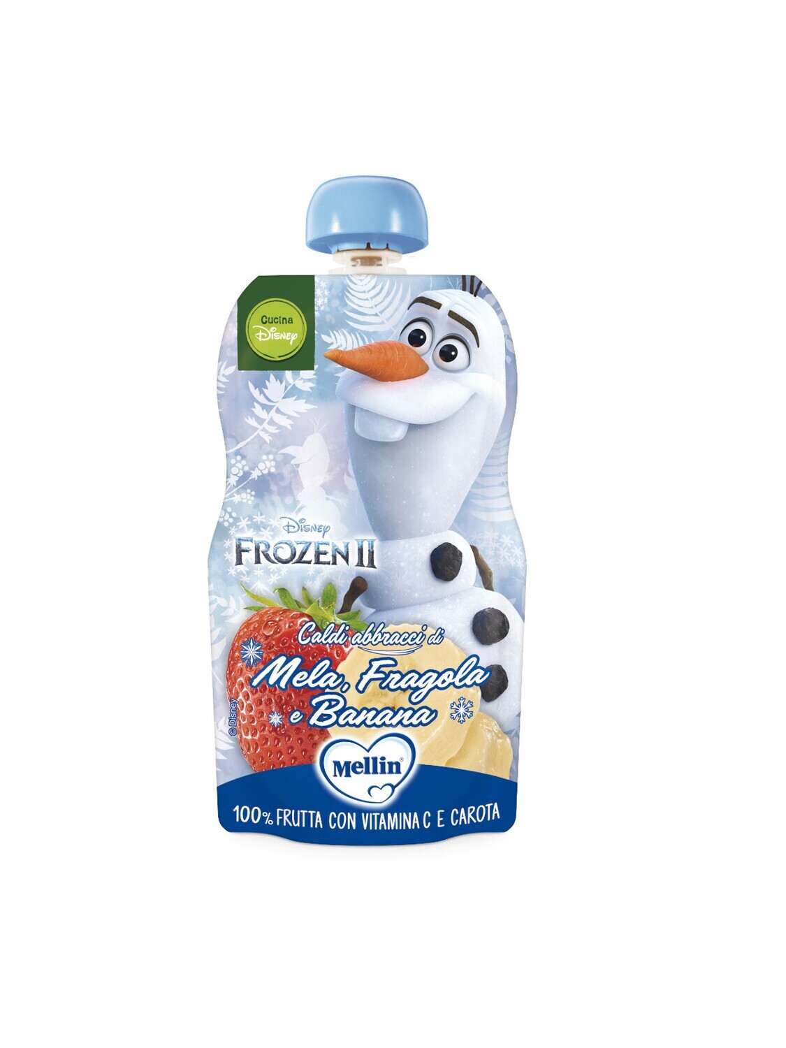 Mellin Pouches Frozen Mela Fragola Banana 110g