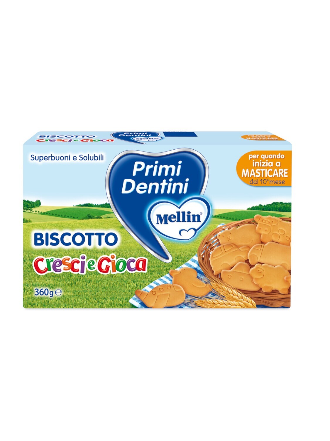 Mellin Biscotto Cresci e Gioca 360g