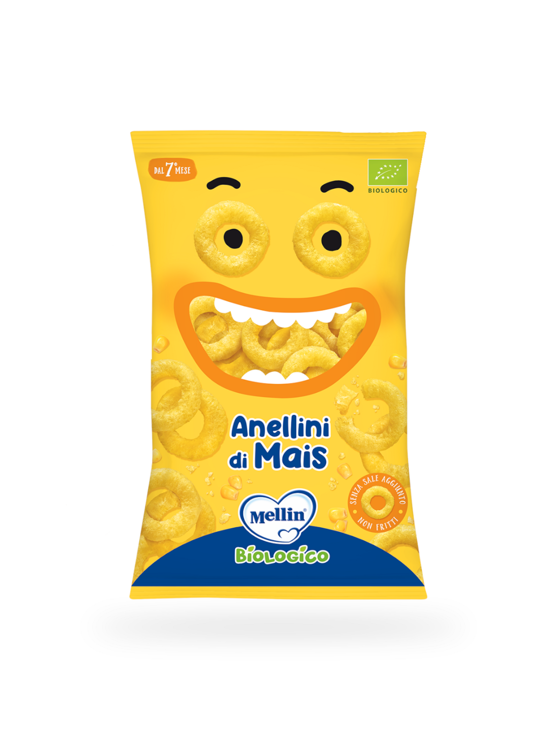 Mellin Snack Anellini di Mais 15g