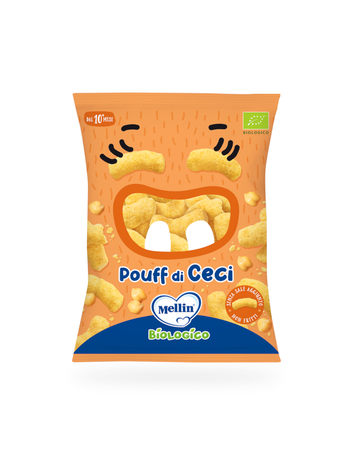 Mellin Snack Pouff di Ceci 20g