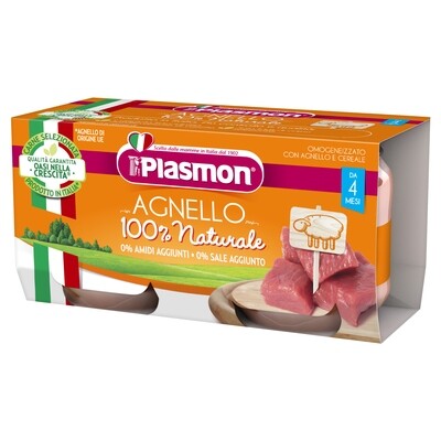 Plasmon Omogeneizzato di Carne Agnello 2x80g