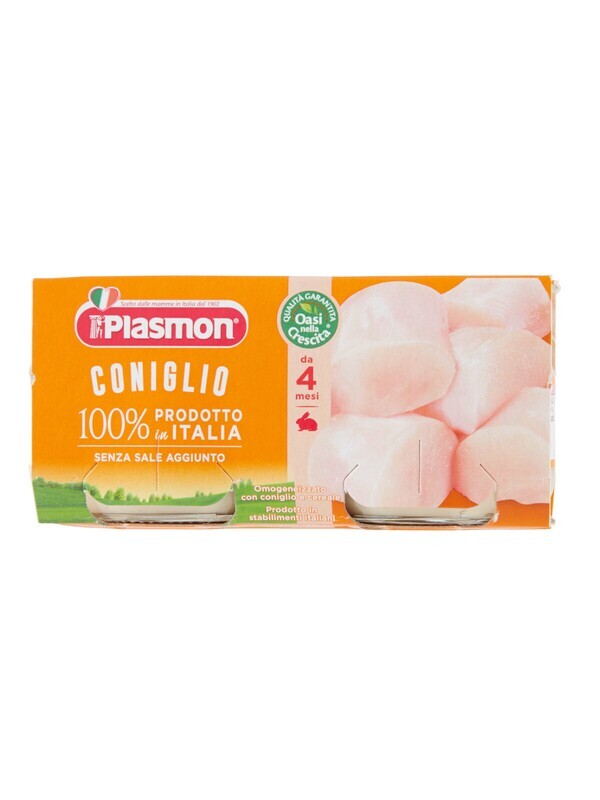 Plasmon Omogeneizzato di Carne Coniglio 2x80g