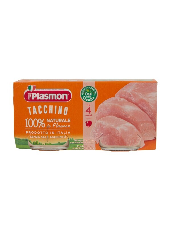 Plasmon Omogeneizzato di Carne Tacchino 2x120g