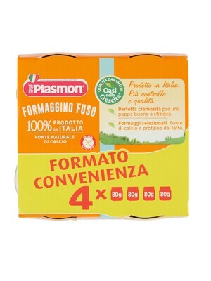 Plasmon Omogeneizzato di Formaggino classico 4x80g