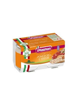 Plasmon Omogeneizzato di Sugo Pomodoro e Verdure 2x80g