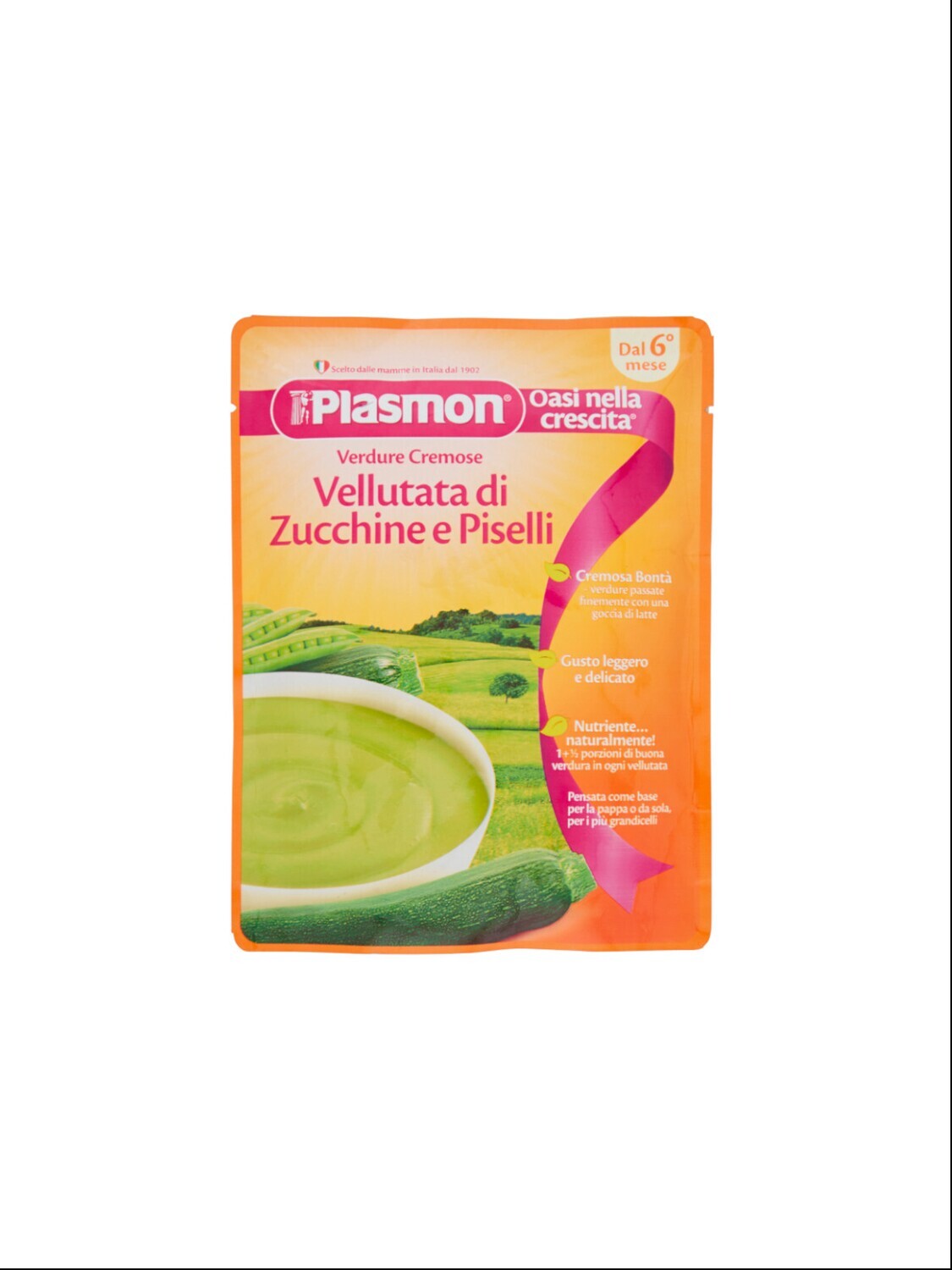 Plasmon Brodo Vellutata Zucchine e Piselli 180g