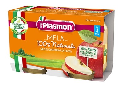 Plasmon Omogeneizzato di Frutta Mela 2X104g