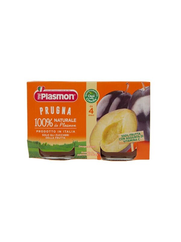 Plasmon Omogeneizzato di Frutta Prugna 2X104g