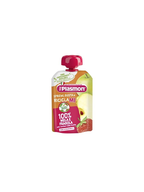 Plasmon Spremi e Gusta Mela Fragola 100g