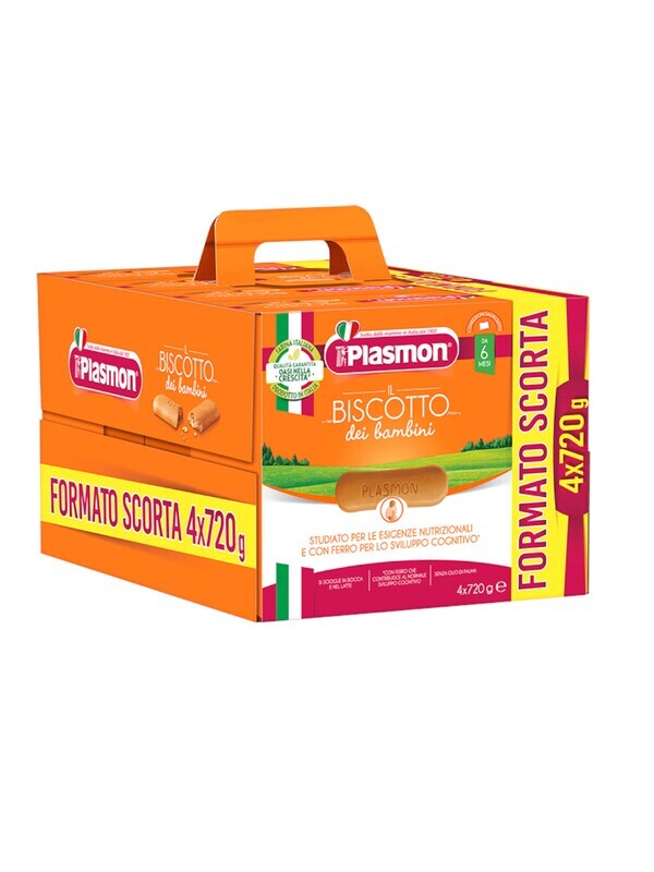 Plasmon Biscotto Formato Scorta 4x720gr