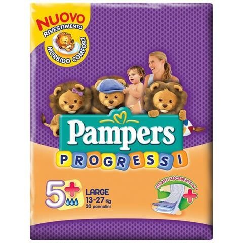 Pampers Pannolino Progressi Large 13-27 kg da 19pz