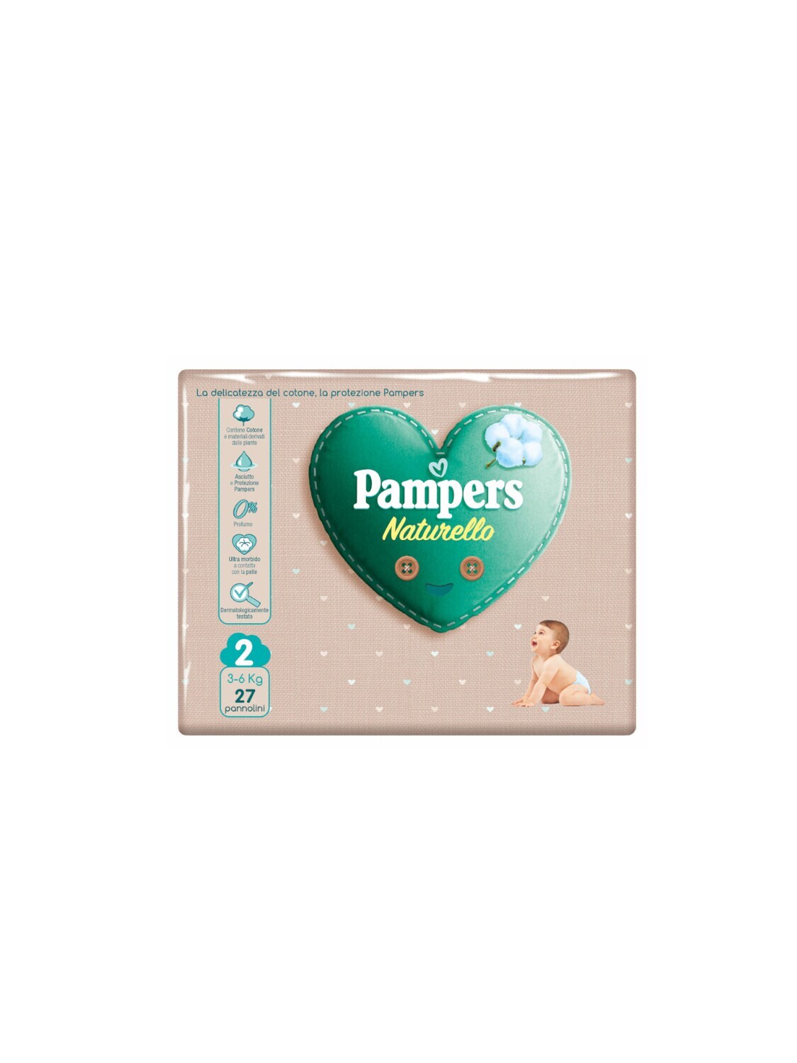 Pampers Pannolino Naturello Mini 3-6 kg da 27pz
