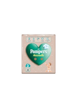 Pampers Pannolino Naturello Midi 4-9 kg da 22Pz