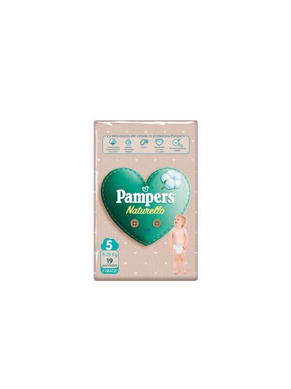 Pampers Pannolino Naturello Junior 11-25 kg da 17Pz