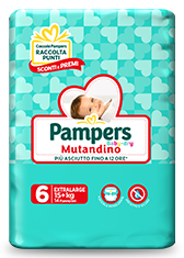 Pampers Mutandino Baby Dry XL 15+ kg da 14Pz