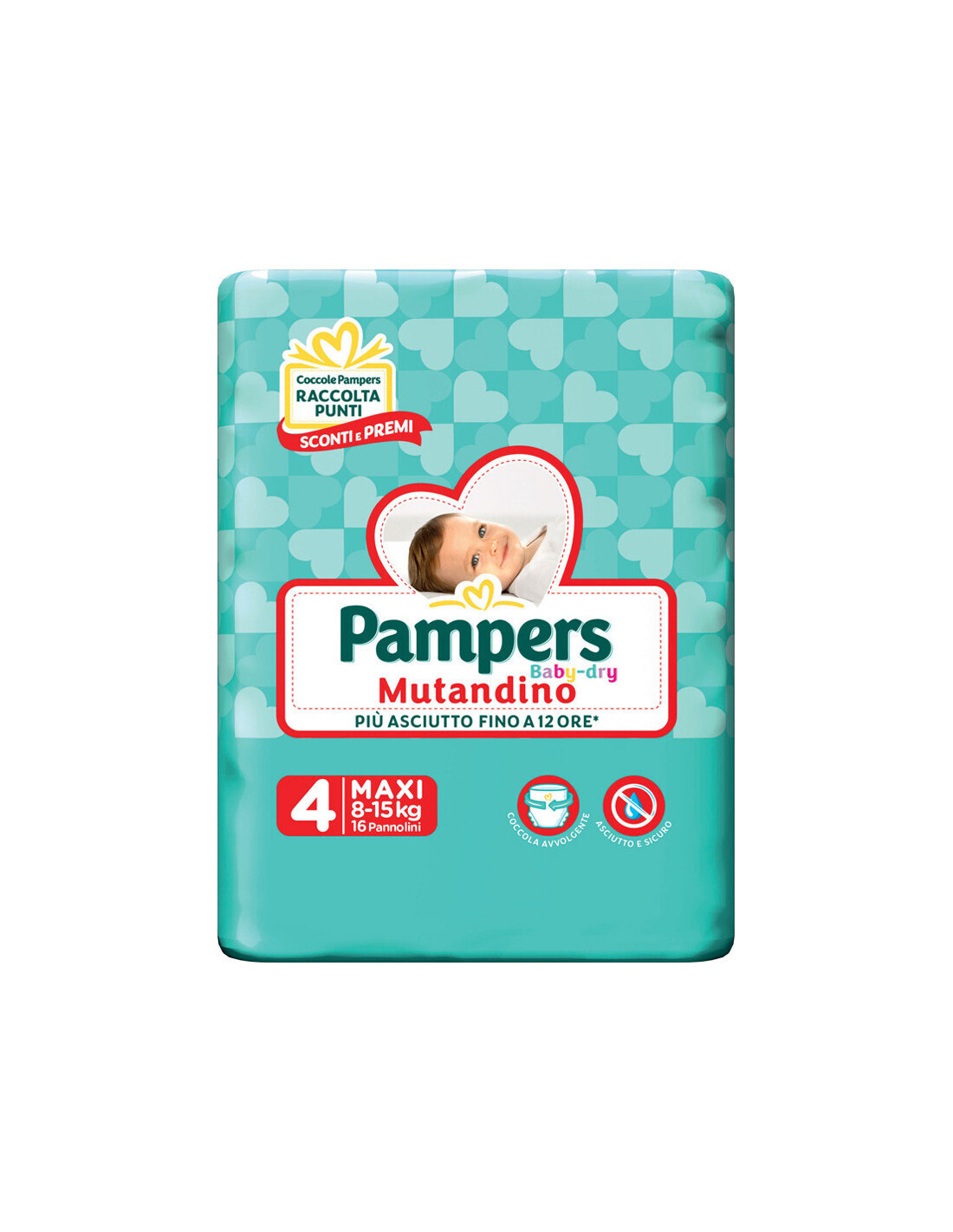 Pampers Mutandino Baby Dry Maxi 8-15 kg da 16Pz