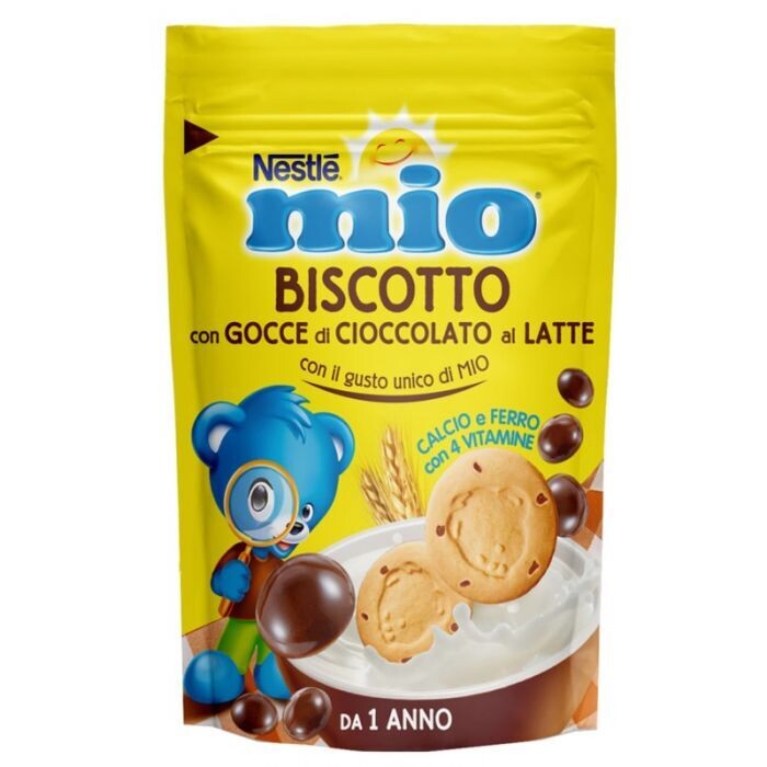 Nestle Mio Biscotto con Gocce di Cioccolato al Latte 150g