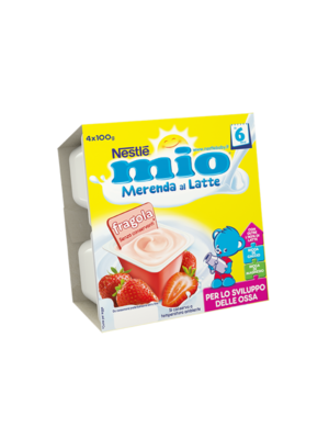 Nestle Mio Merende al Latte Fragola 4x100g