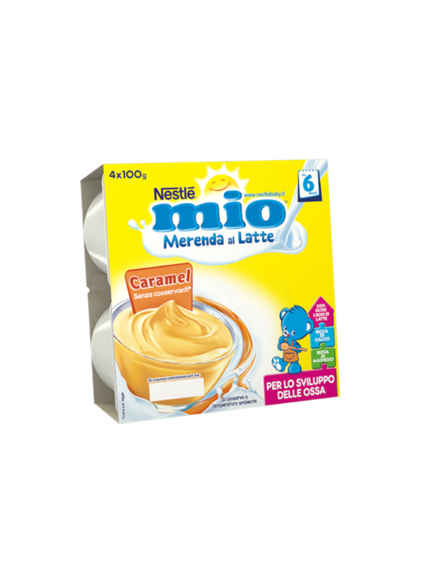 Nestle Mio Merende al Latte Caramello 4x100g