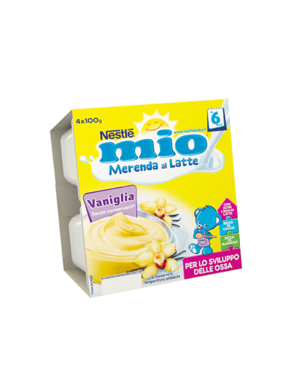 Nestle Mio Merende al Latte Vaniglia 4x100g