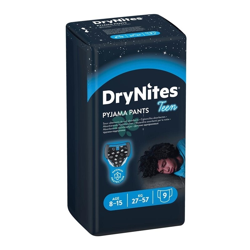 Huggies Pannolino Drynites Boys 27-57Kg da 9pz
