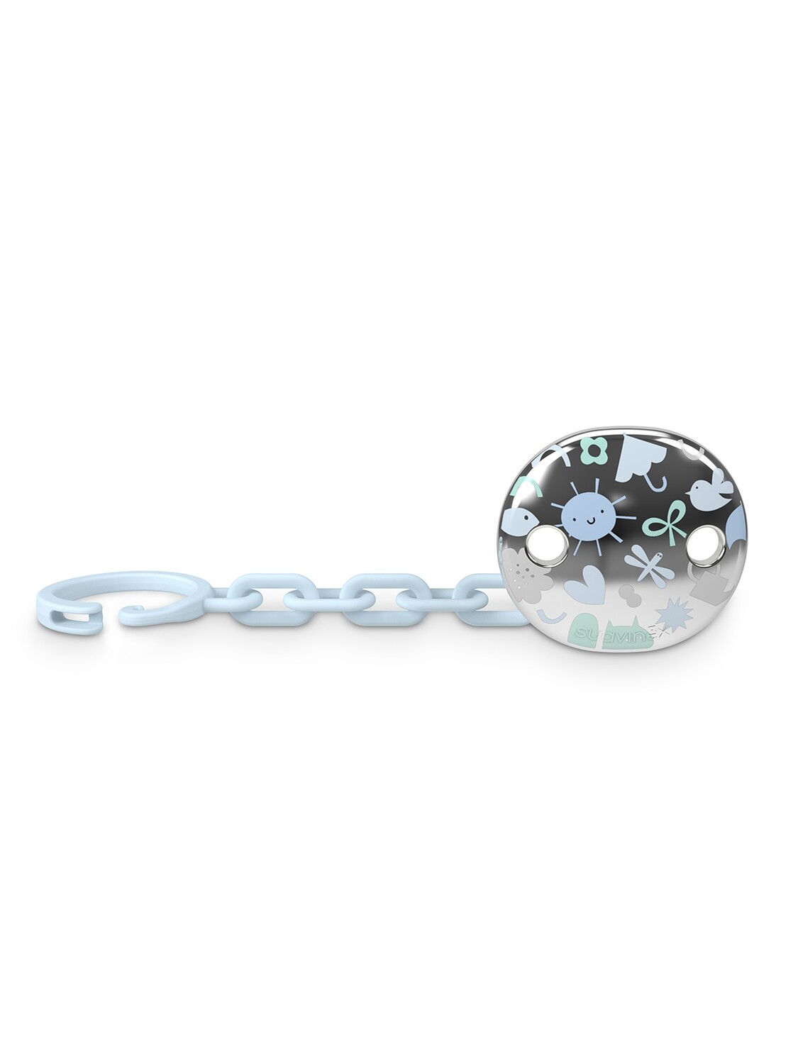 Suavinex Catenella Portasucchietto Memories Azzurro