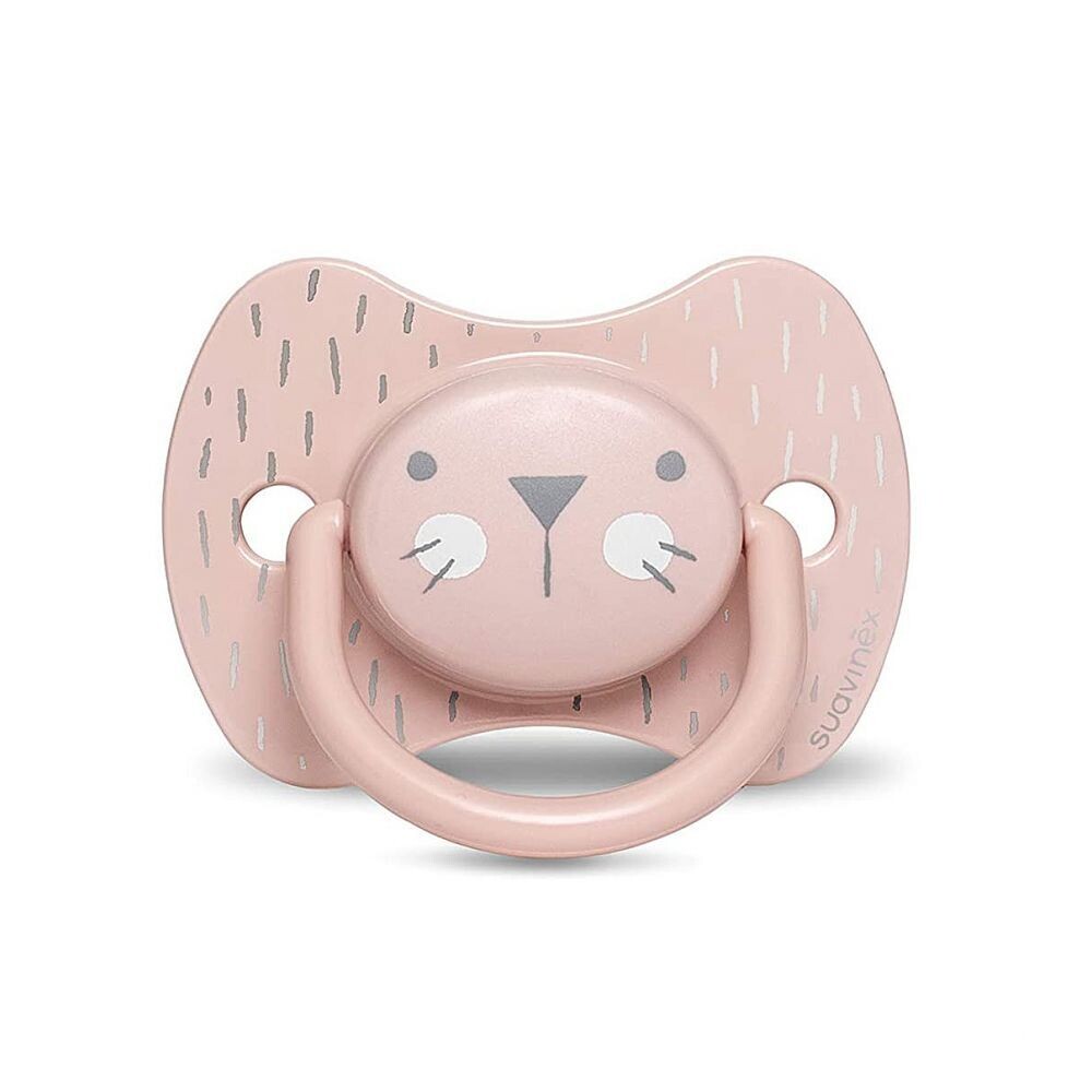Suavinex Succhietto Tettina Reversibile +18 Mesi Coniglio Rosa