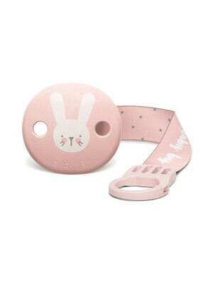 Suavinex Clip Portasucchietto Tessuto Rosa
