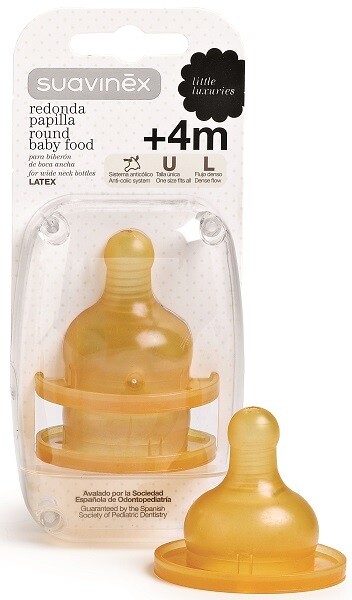 Suavinex Tettarella Anatomica Caucciu Tg 2L +4M 2pz