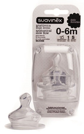 Suavinex Tettarella Anatomica Silicone Tg 1S 0-6M 2pz