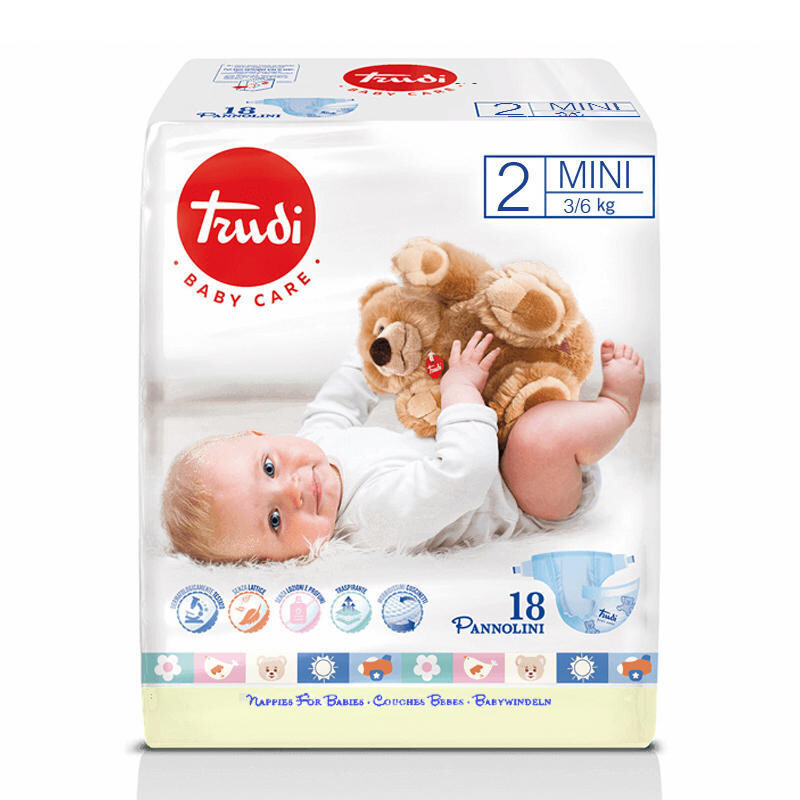 Trudi Pannolini Dry Fit Mini 3/6 kg da 21pz