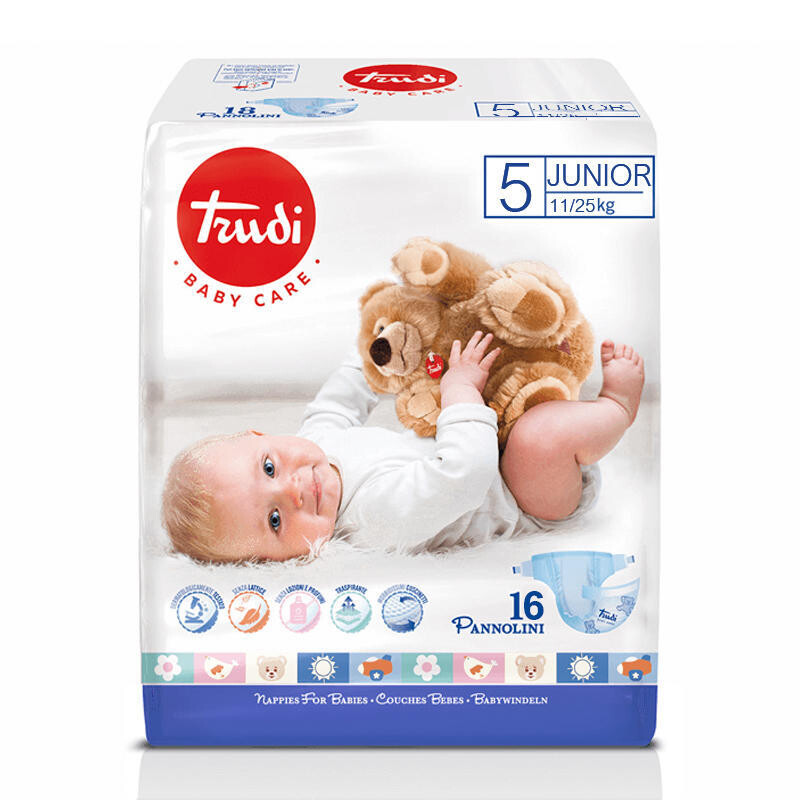 Trudi Pannolini Dry Fit Junior 11/25 kg da 16pz