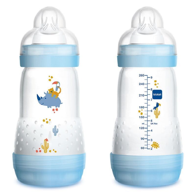 Mam Easy Start Biberon Anti Coliche Azzurro 260ml 1pz